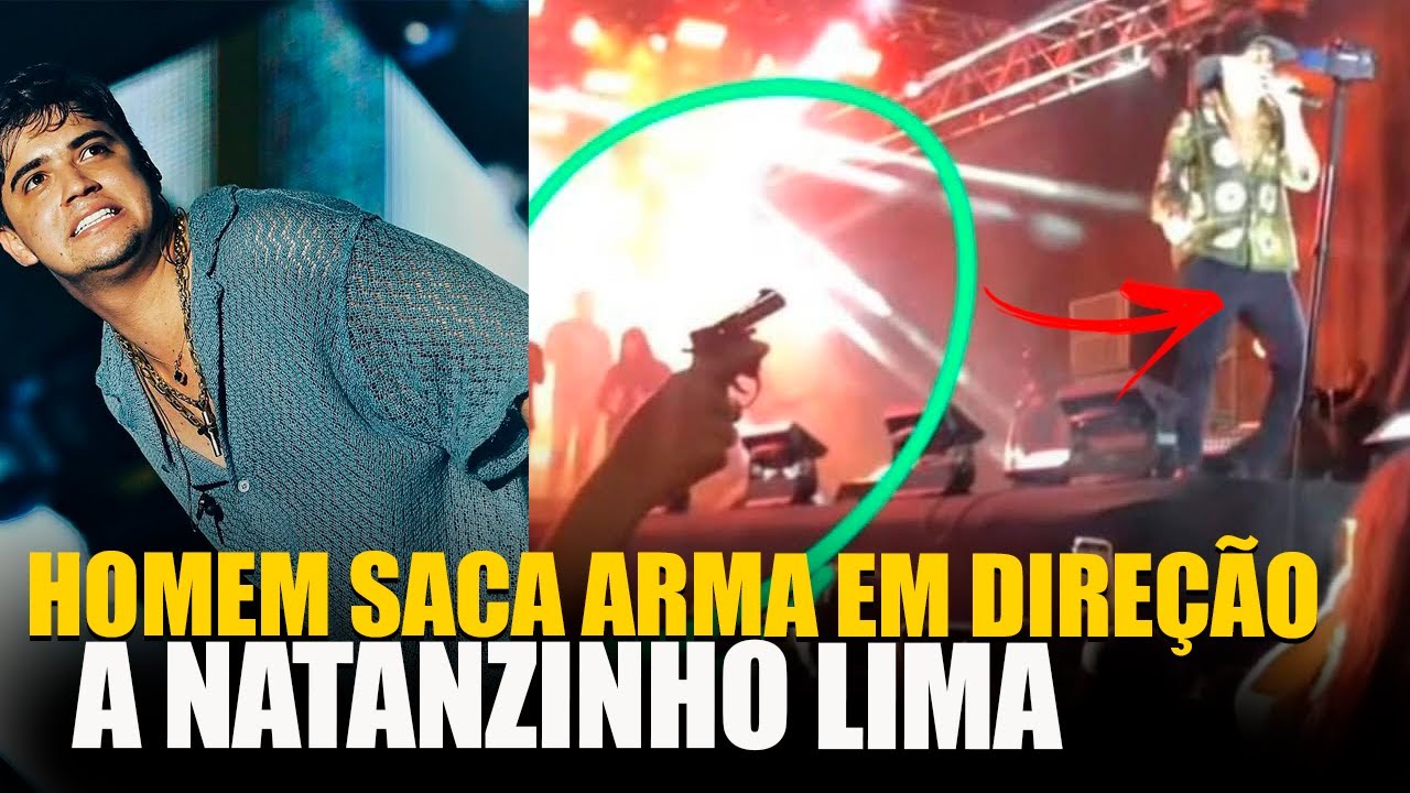 Homem Saca arma no show de Natanzinho Lima