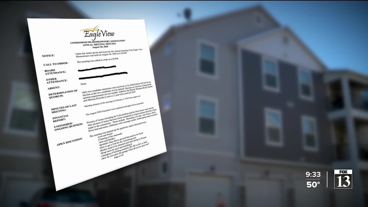 They hear noises in their homes, and Utah law seems to be on the side of the builder