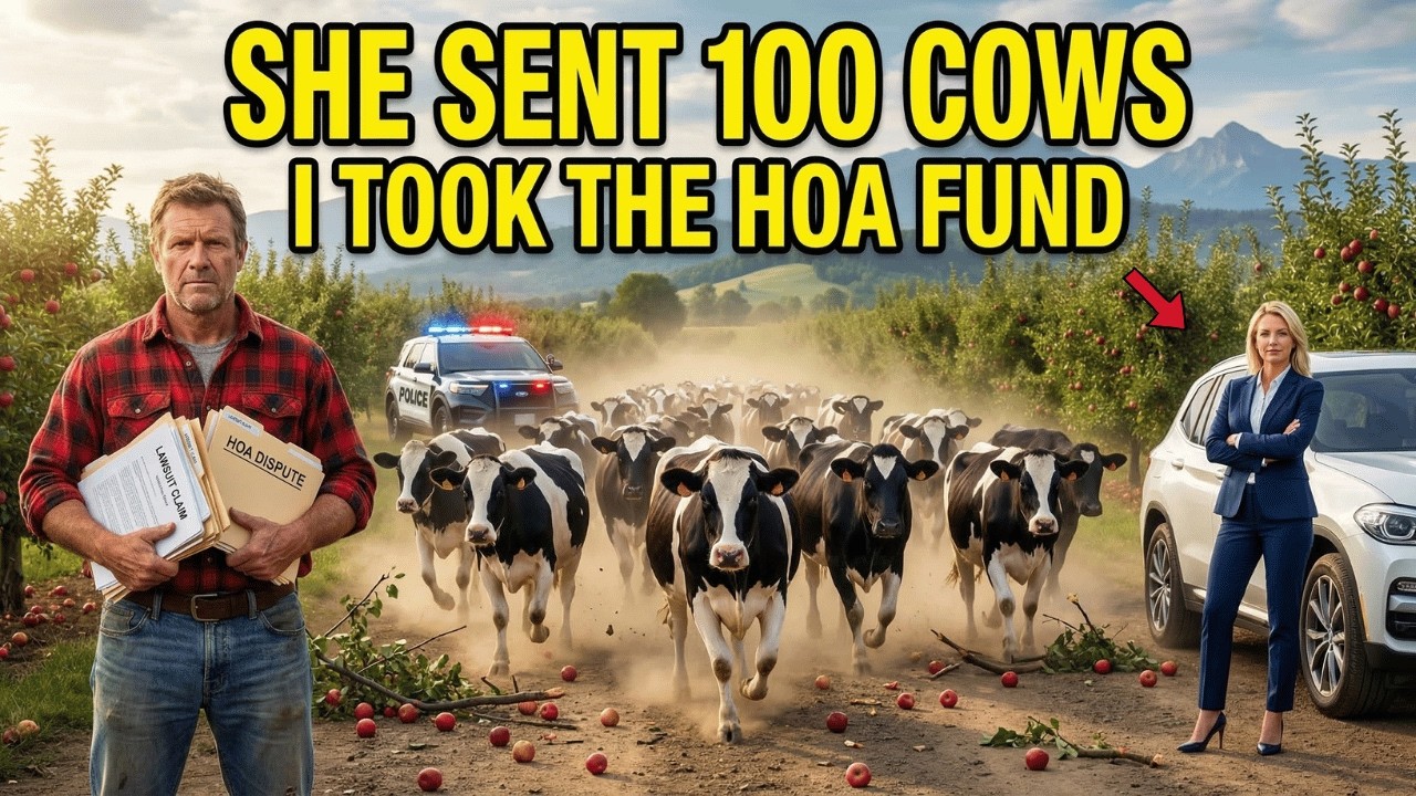 HOA Karen Ordered 100 Cows Into My Orchard — I Sued and Seized Their Reserve Fund