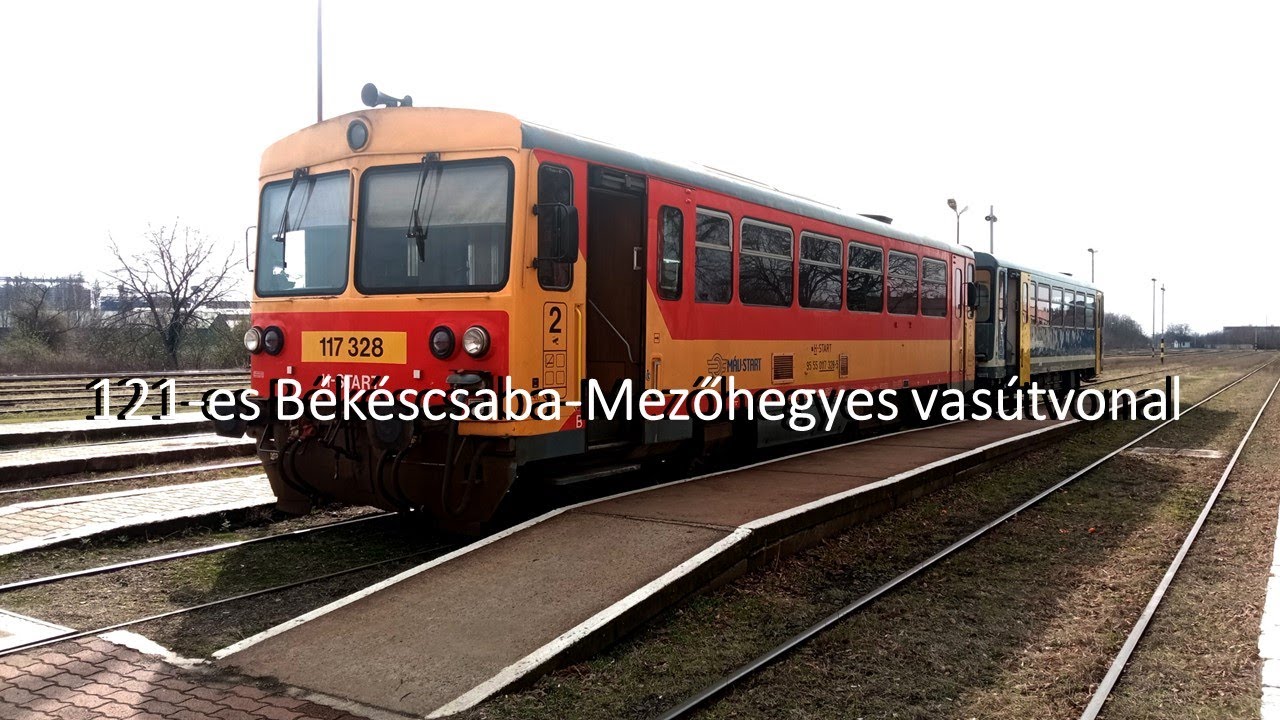 121-es Békéscsaba-Mezőhegyes vasútvonal bejárás