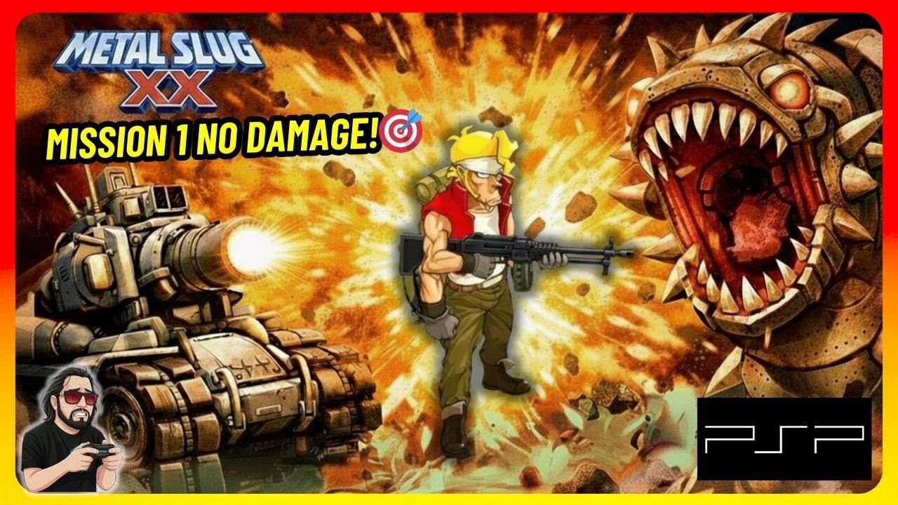 Metal Slug XX (PSP) — Миссия 1: БЕЗ ПОВРЕЖДЕНИЙ | Объяснение игрового процесса