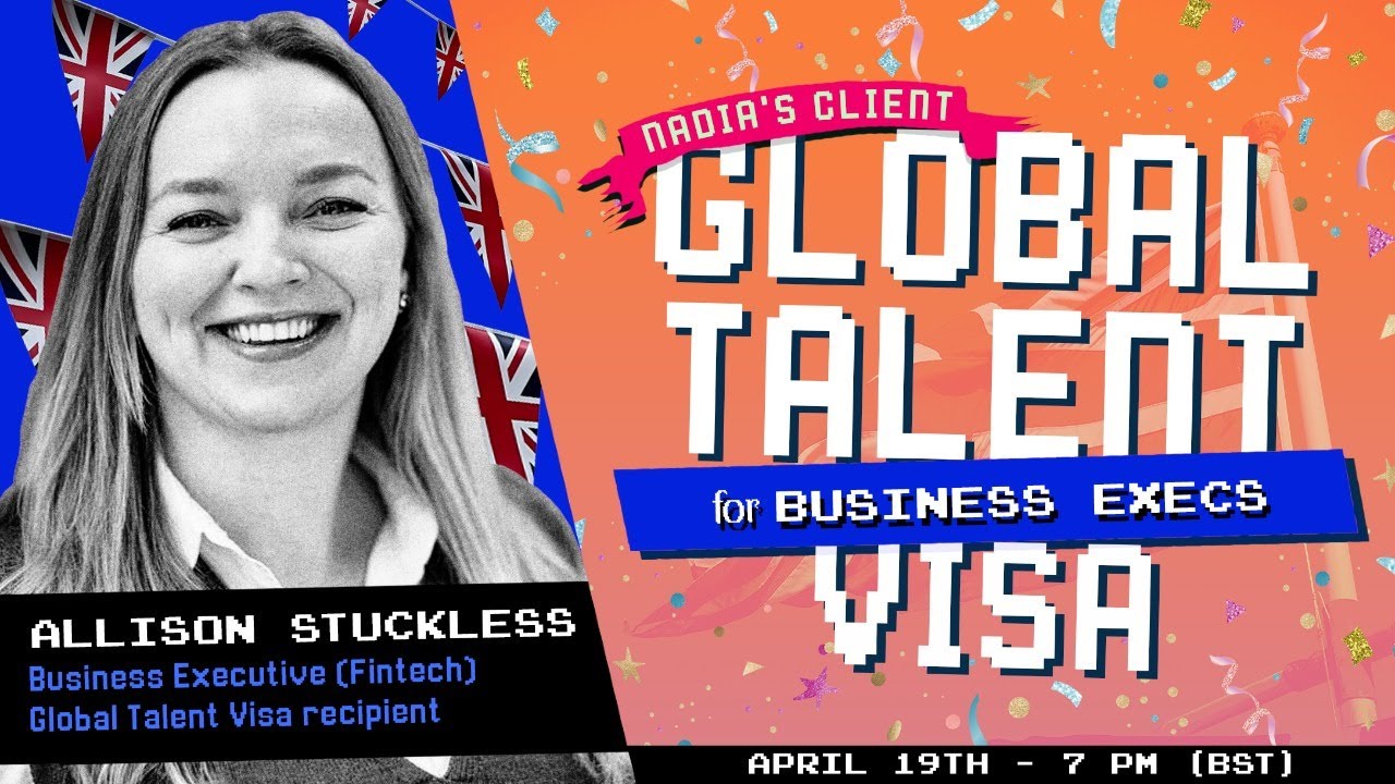 UK Global Talent Visa, Standup Comedy & Fintech | Allison's story 🎉