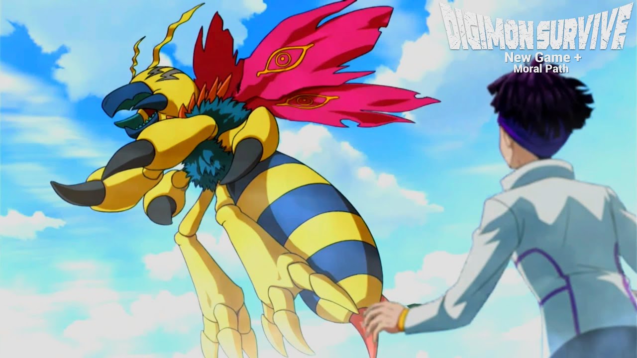 Digimon Survive - Ryo Kunemon evolve Flymon! & Moral path New game + Pt 4 - Switch