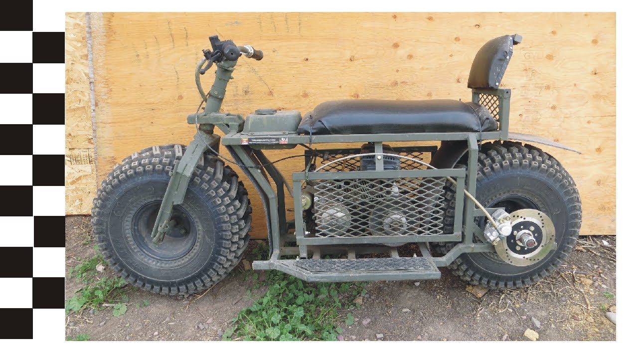 Homemade Off-road Trail Bike (Tread Network with T-man )