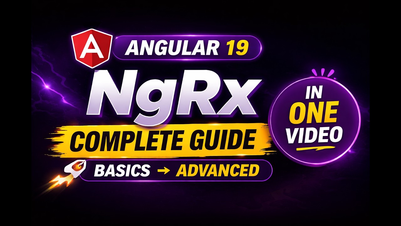 Angular 19 State Management Using NgRx | Complete NgRx in One Video |