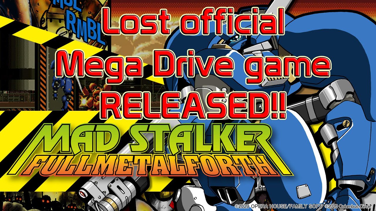 Long lost official Mega Drive game RELEASED!! Mad Stalker