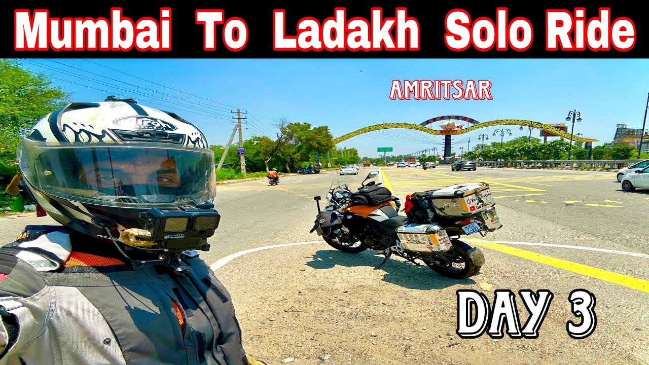 Ladakh Bike Ride 2023 | Day 3 | Delhi To Amritsar | Benelli Trk 502 X @GoRiders
