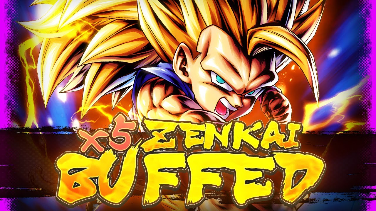 I GAVE LF SSJ3 KID GOKU 5 ZENKAI BUFFS... HOLY CRAP! | Dragon Ball Legends