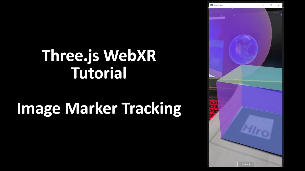 Three.js WebXR - AR Image Tracking Tutorial