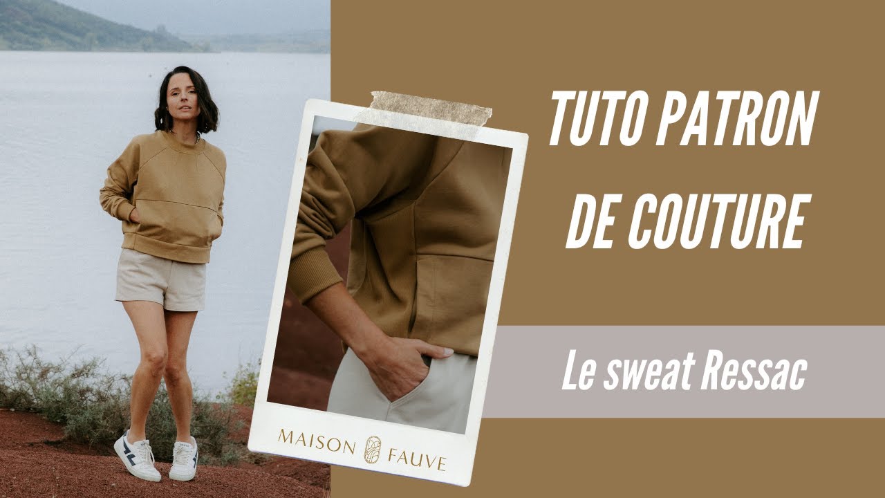 Tuto Patron Couture : Coudre le Sweat RESSAC 🪡👕