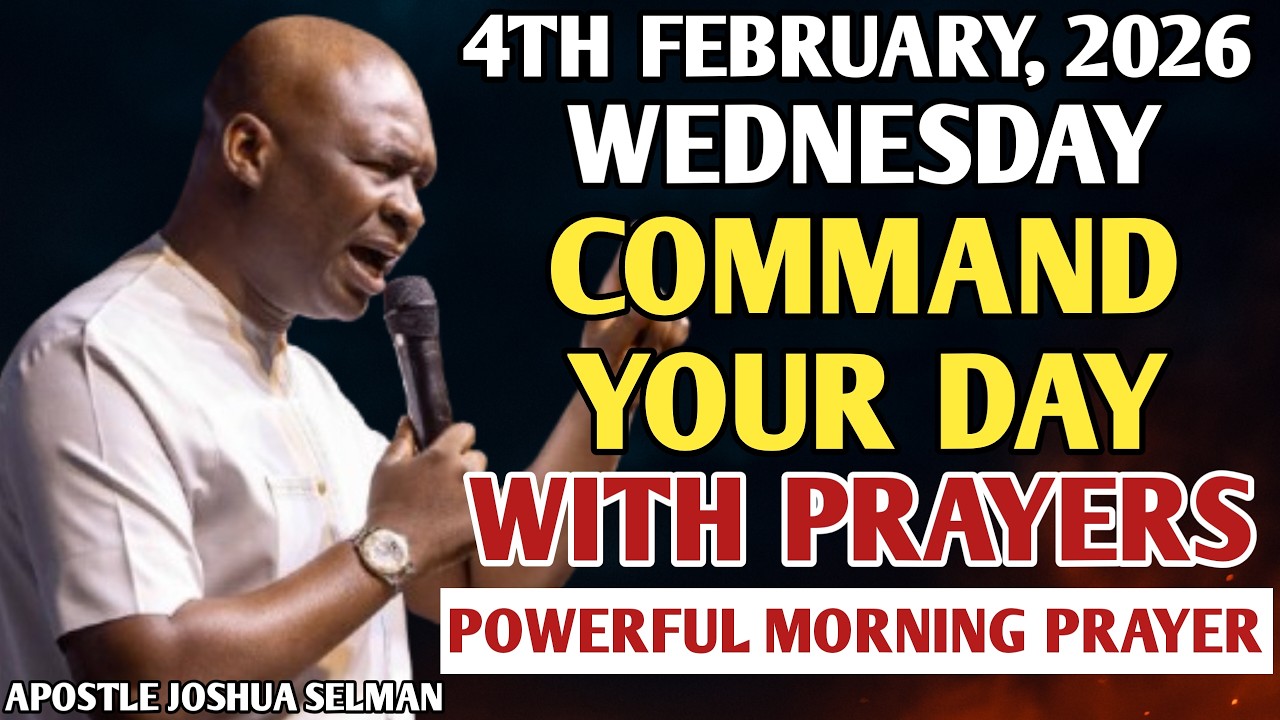 [WEDNESDAY, 4TH MARCH] START YOUR MORNING WITH PRAYERS | SPIRITUAL PRAYER BY APOSTLE JOSHUA SELMAN