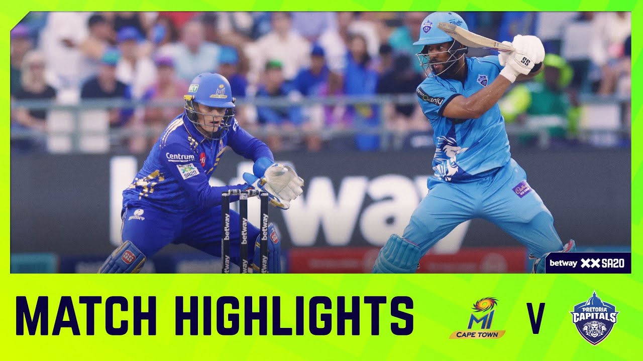 MI Cape Town vs Pretoria Capitals | Match 8 Highlights