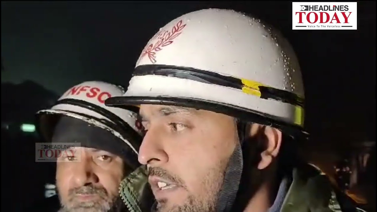 Wazir Bagh Inferno: Guest House Gutted, Firefighter Suffers Minor Injuries.