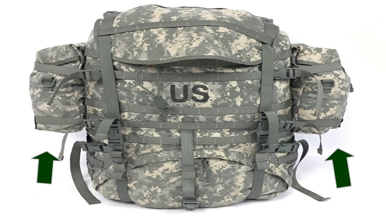 MOLLE Backpack Comparison Hiking Review Surplus Rucksacks Large Molle 2, 3 Day Assault, Molle Medium