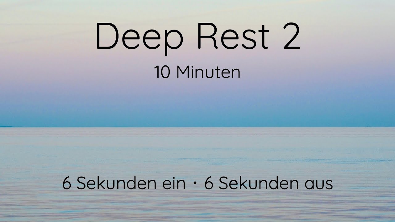 Rhythmus für kohärentes Atmen 6 Sek. ein/aus | 10 Minuten