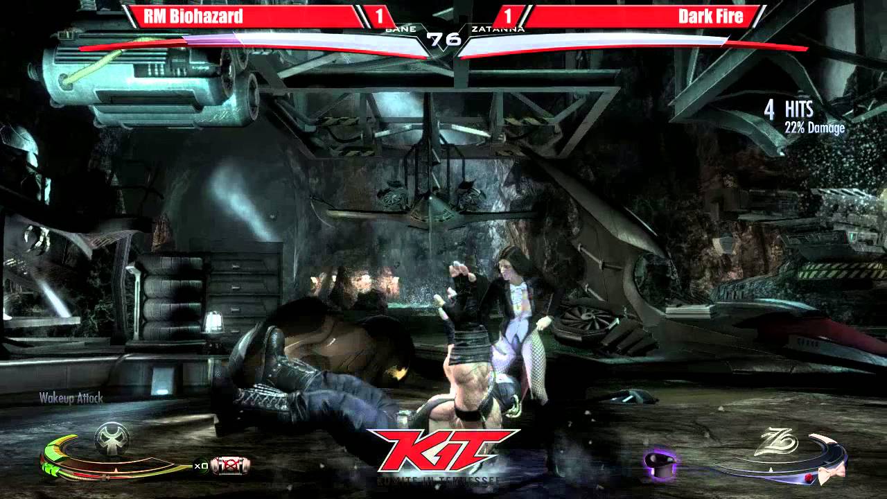 Injustice @ KIT15 - RM Biohazard (Бэйн) против Dark Fire (Затанна) [720p/60fps]