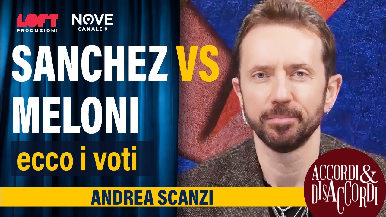 Andrea Scanzi: SANCHEZ VS MELONI. Ecco i voti