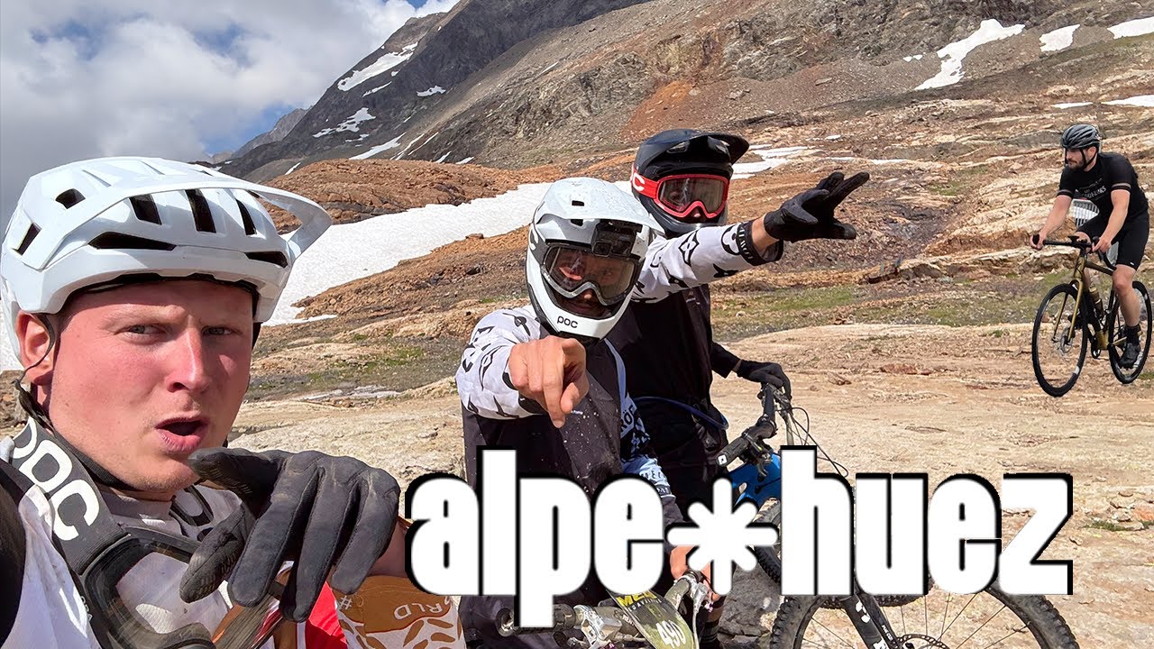 Bikepark Alpe d'Huez - Steez and BIG crash!