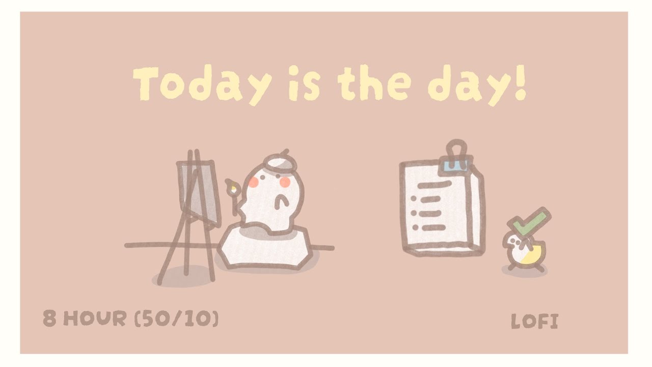 8 Hour Focus Pomodoro Timer | 50/10 session | Focus & Motivation