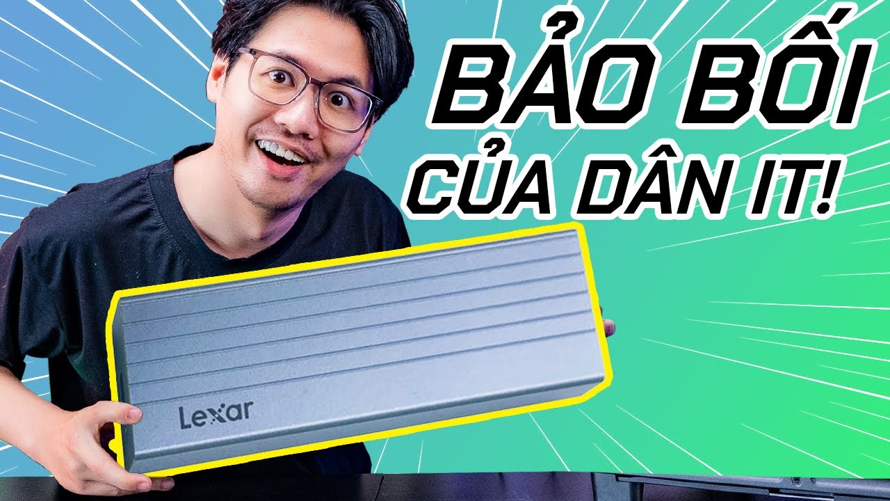 CẦM THỨ NÀY ĐI CÀI WIN DẠO TỰ TIN HẲN! - Trải Nghiệm SSD Box Lexar E6 ĐẦU TIÊN VIỆT NAM!