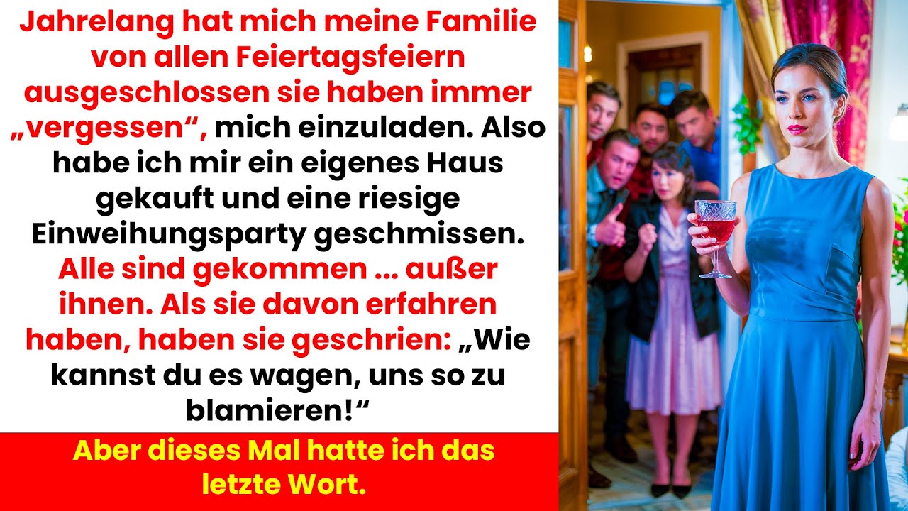 Meine Familie lud mich nie zu den Feiertagen ein – also habe ich meine eigene Party geschmissen.