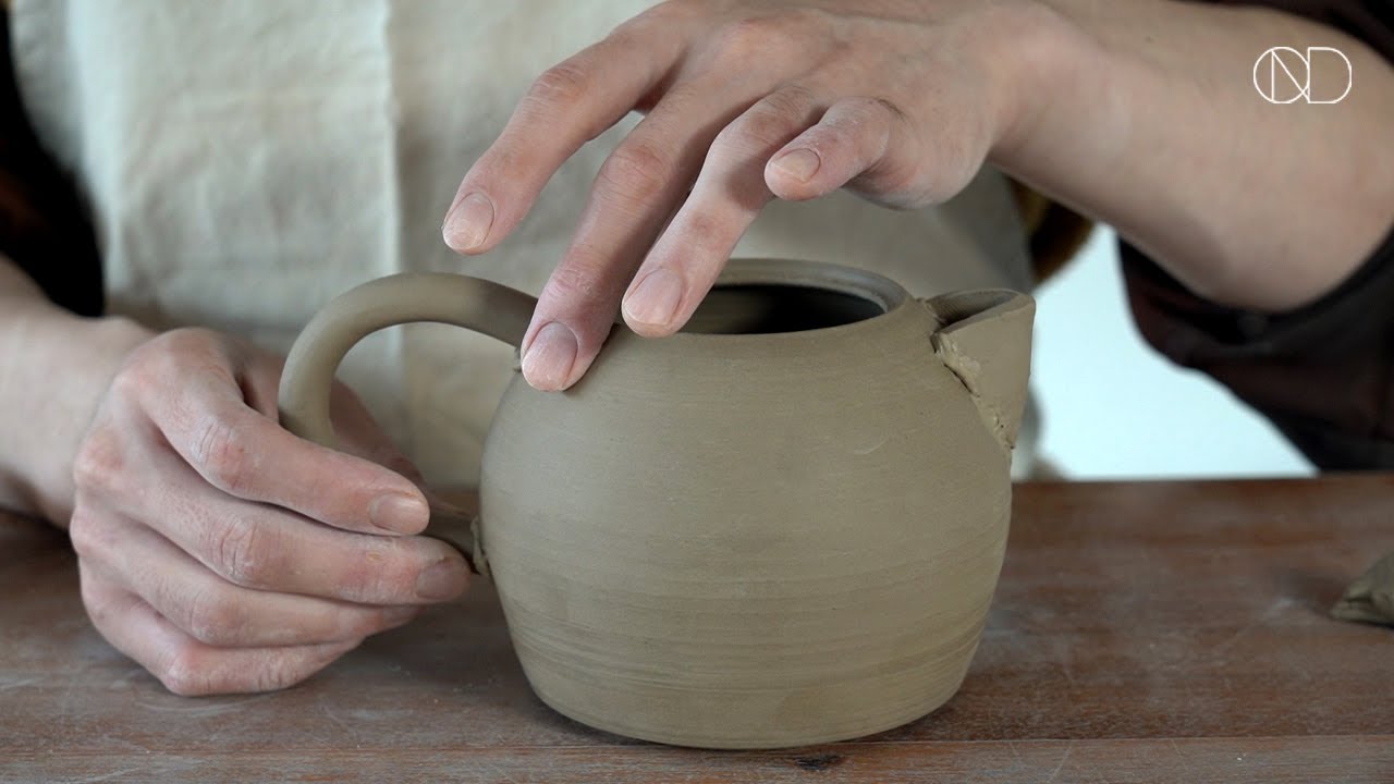 물레로 만드는 도자기 주전자와 잔 : Making a ceramic Teapot&cup [ONDO STUDIO]