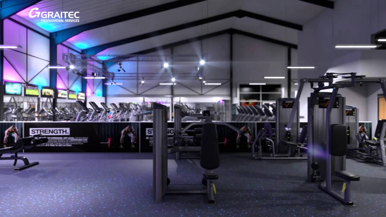 New Age Fitness - Gym Interior Visualisation