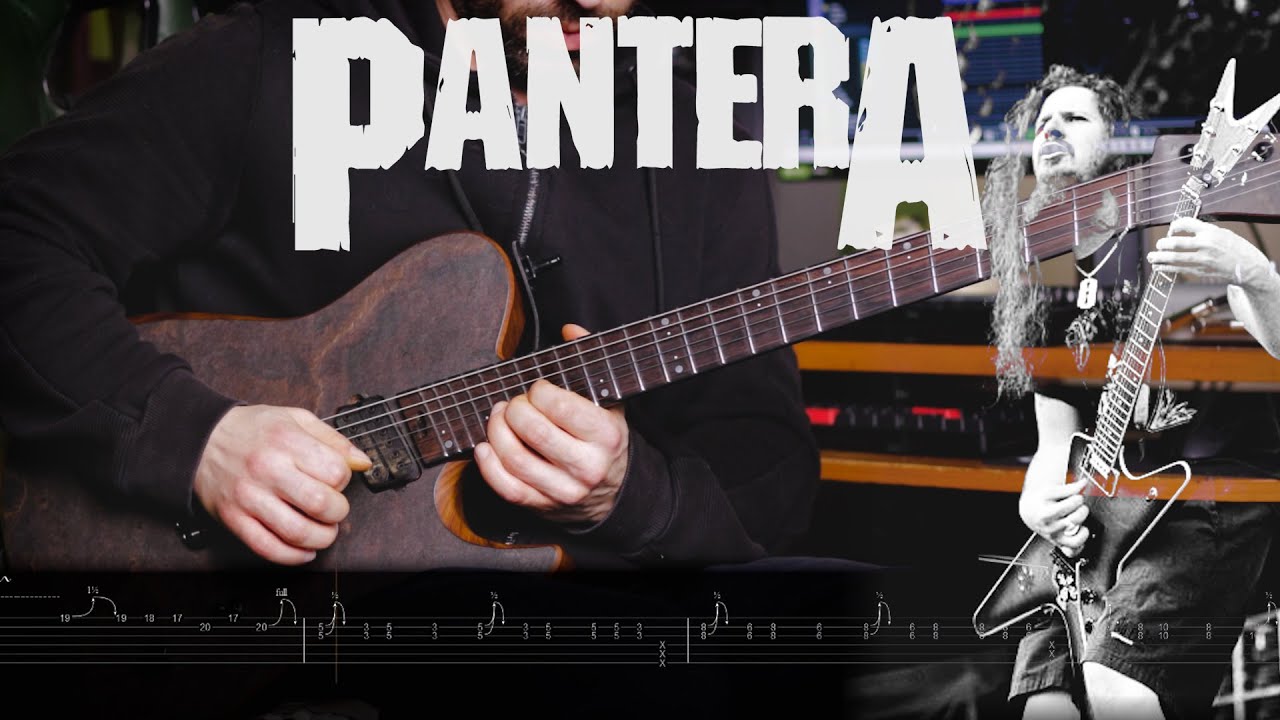 PANTERA - 5 MINUTES ALONE | GUITAR COVER + SCREEN TABS (2025)