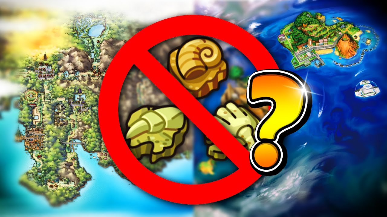Pourquoi il n'y a pas de fossiles à Johto et Alola ?🦖 (explication + théorie)