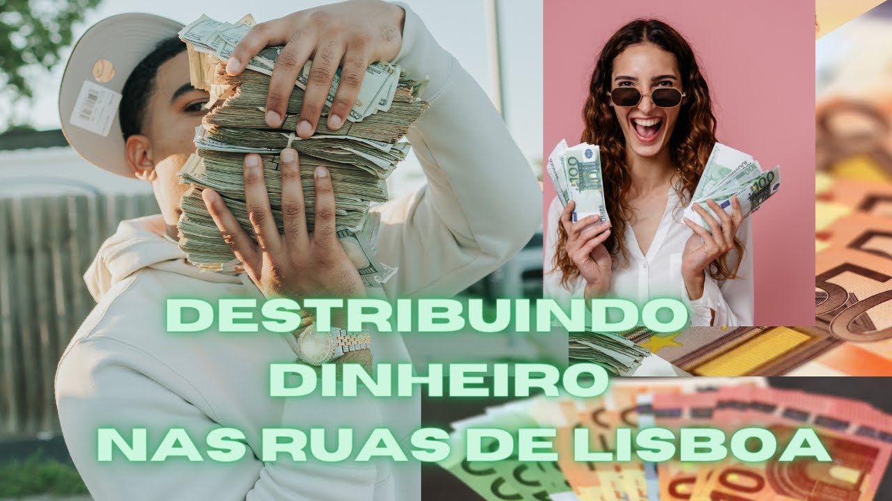 Distribuindo Dinheiro Nas Ruas de Lisboa 