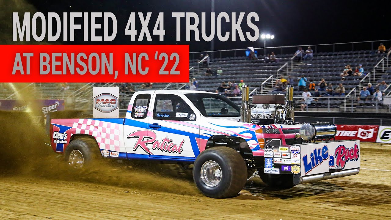 Pro Modified 4x4 Trucks pulling at GALOT Motorsports Park on Friday   2022