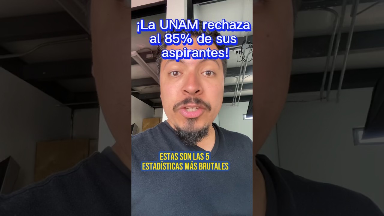 &iexcl;Estas son las 5 Estad&iacute;sticas + Brutales del Examen de Admisi&oacute;n a la UNAM!