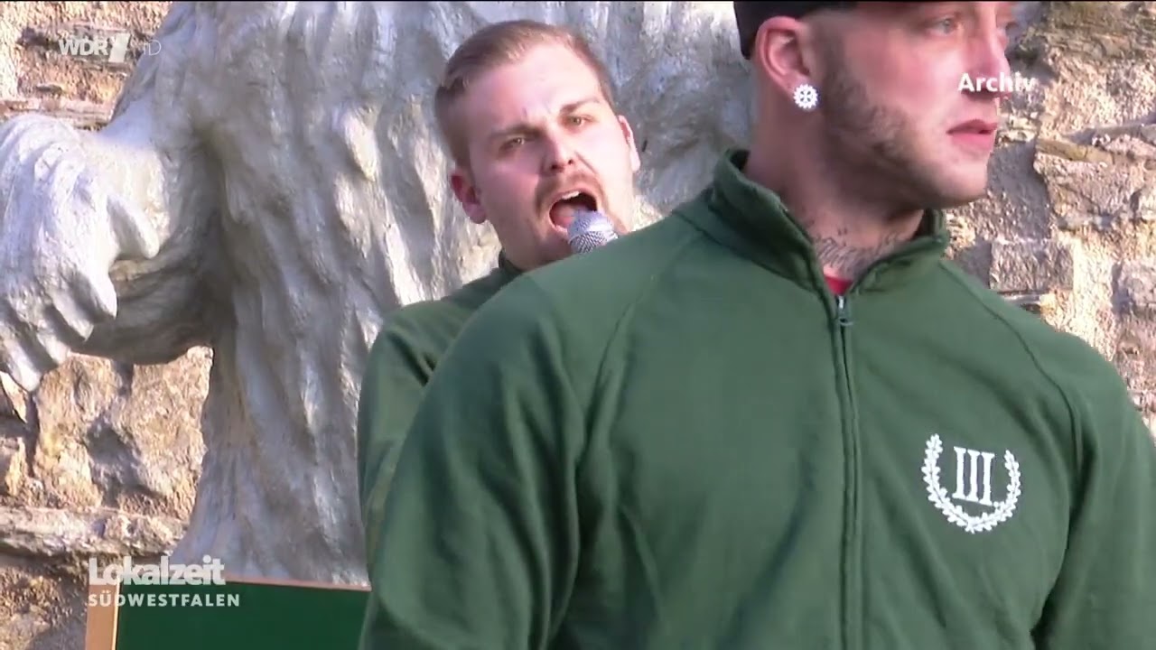 Protest in Hilchenbach gegen Nazi-Partei III.Weg