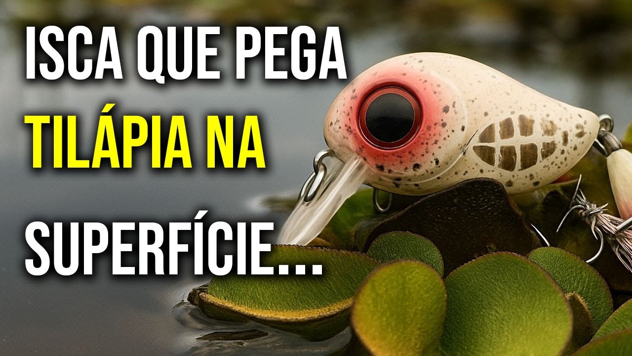 A ISCA que PEGA MUITA TILÁPIA NA SUPERFÍCIE.