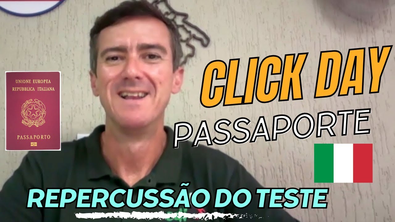 Click Day | Passaporte Italiano | Consulado São Paulo | Prenotami | Avaliação