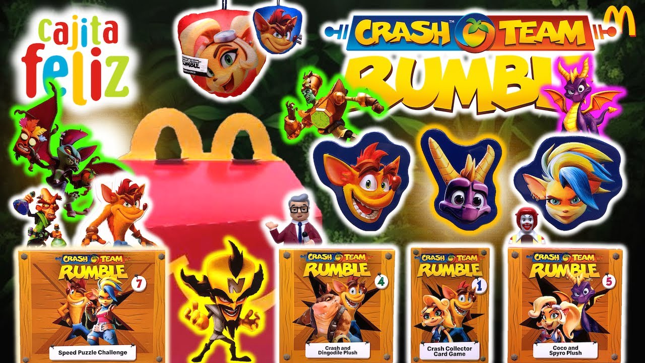 Cajita Feliz - CRASH TEAM RUMBLE de McDonalds USA (2024) | Crash Bandicoot Colección - TOY SHOTS