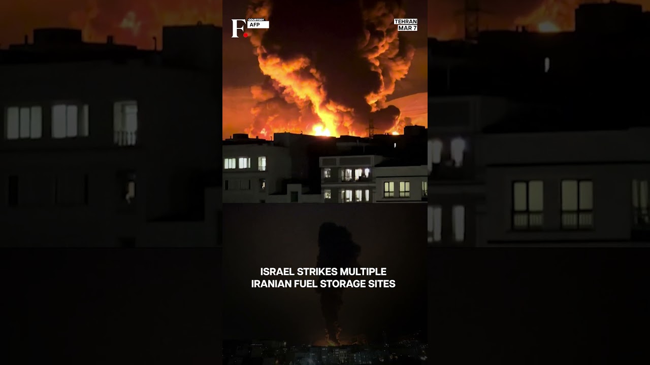 Massive Fire at Tehran Oil Depot After Israeli Strikes | N18G
