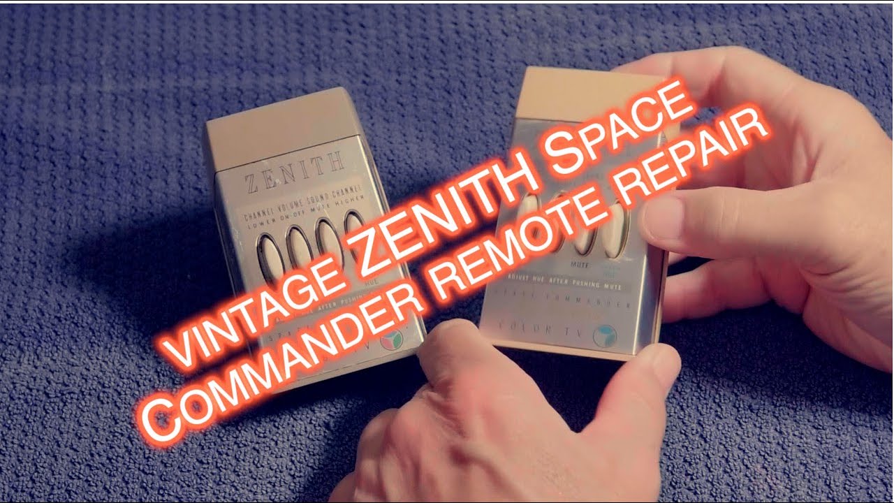 Vintage Zenith Space Command remote repair!