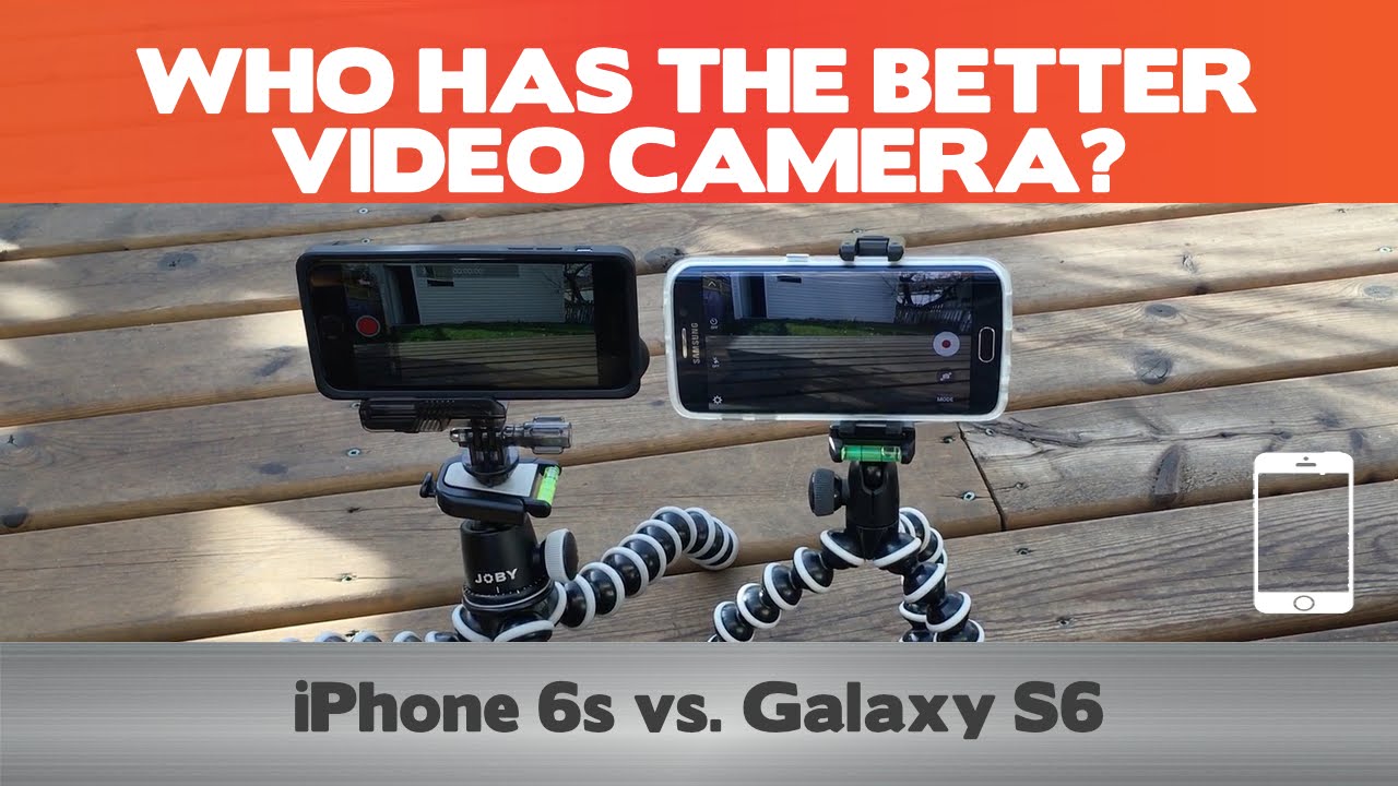 Apple iPhone 6S vs Samsung Galaxy S6 - Video Camera Comparison