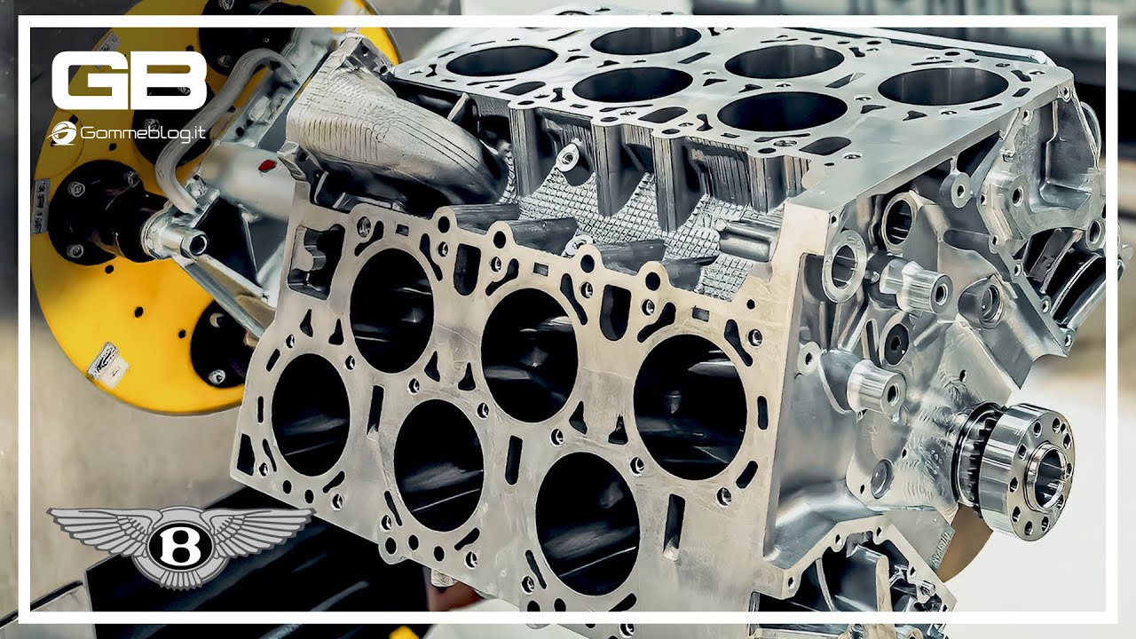 Bentley W12 против двигателя V8 ПРОИЗВОДСТВО — ручная сборка