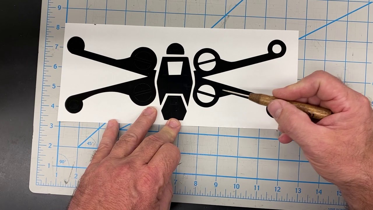 *Vinyl Sticker Weeding Demonstration