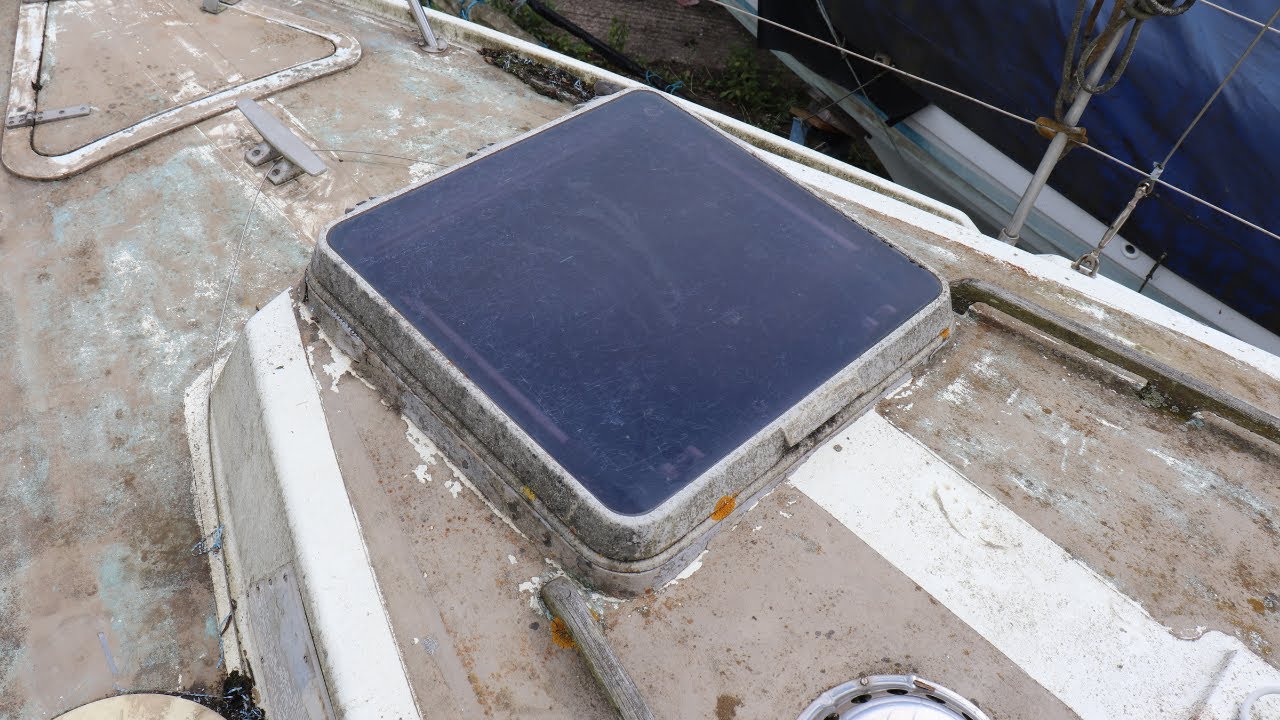 Hot to Renovate a Sailboat Hatch - Episode 3 - DIY Free Sailboat Refit