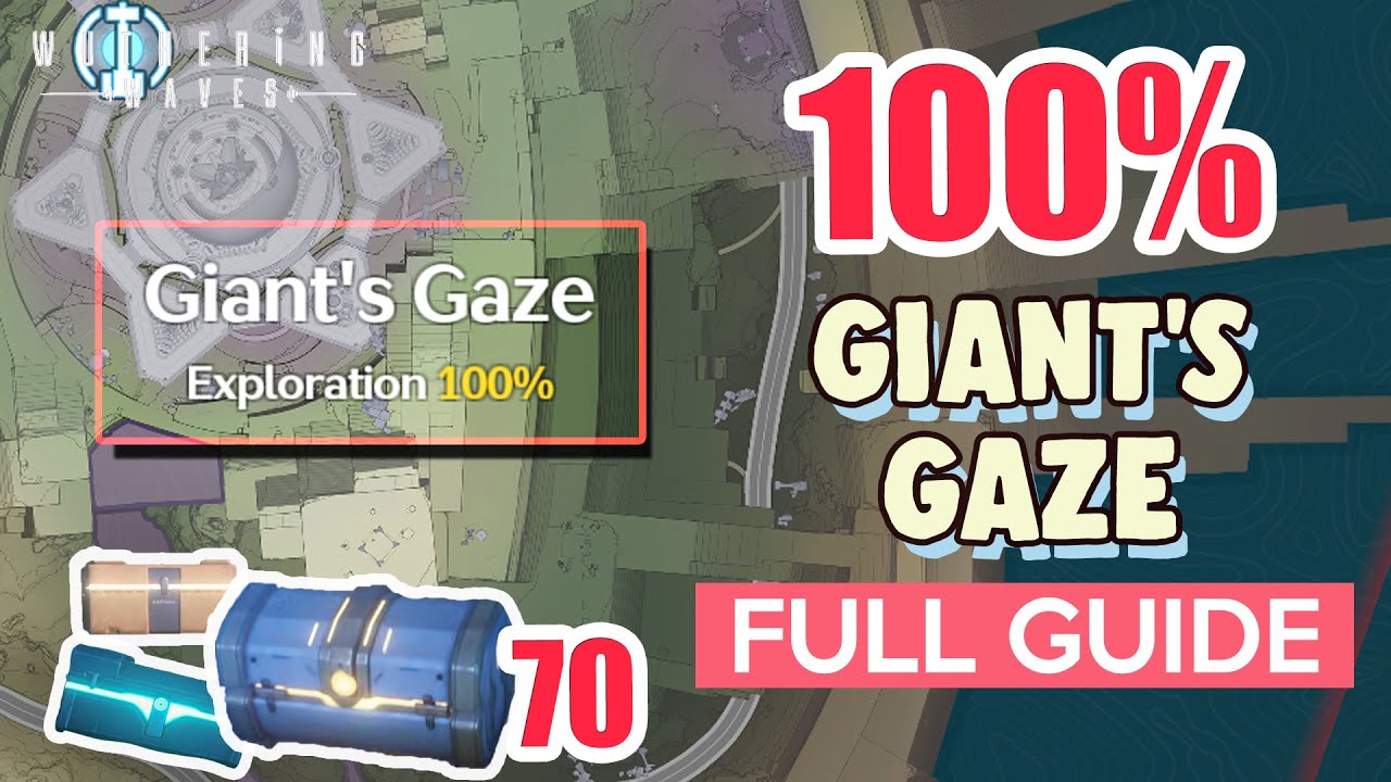 How to: Giant's Gaze 100% FULL Exploration ⭐ ALL CHESTS LAHAI-ROI【 Wuthering Waves 】