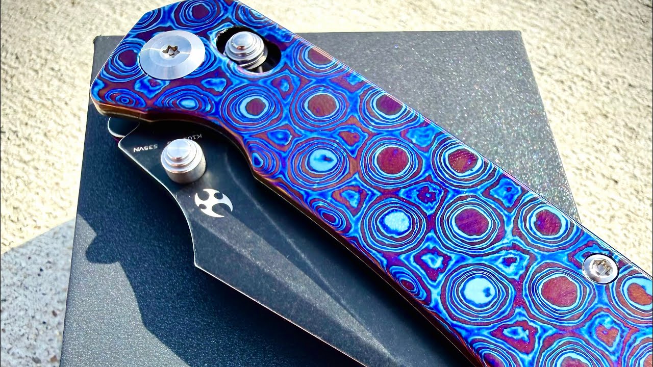 Kansept Fenrir with Timascus handle Review | Art, Power, and Precision in One Blade ⚔️