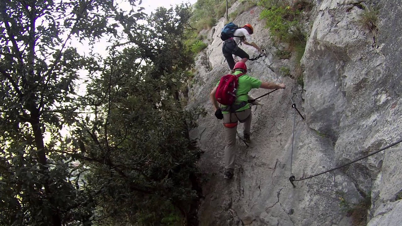 Via ferrata dei Colodri 2015 Arco (Gopro HD)