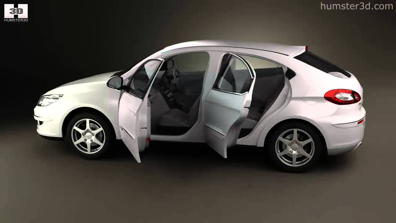 Chery A3 (J3) hatchback 5-door with HQ interior 2013 3D model by 3DModels.org