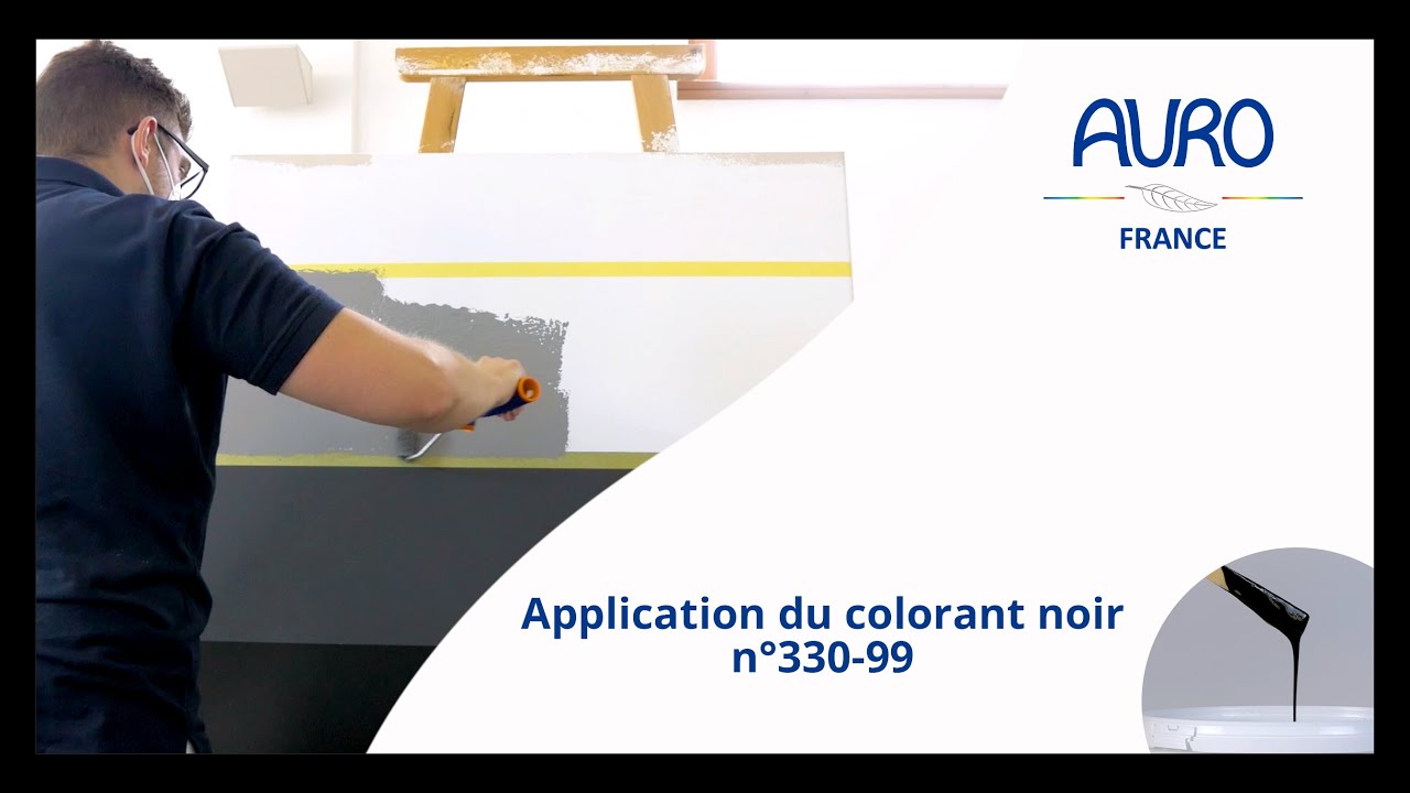 Les colorants pour peinture murale n°330 AURO : présentation et application - France