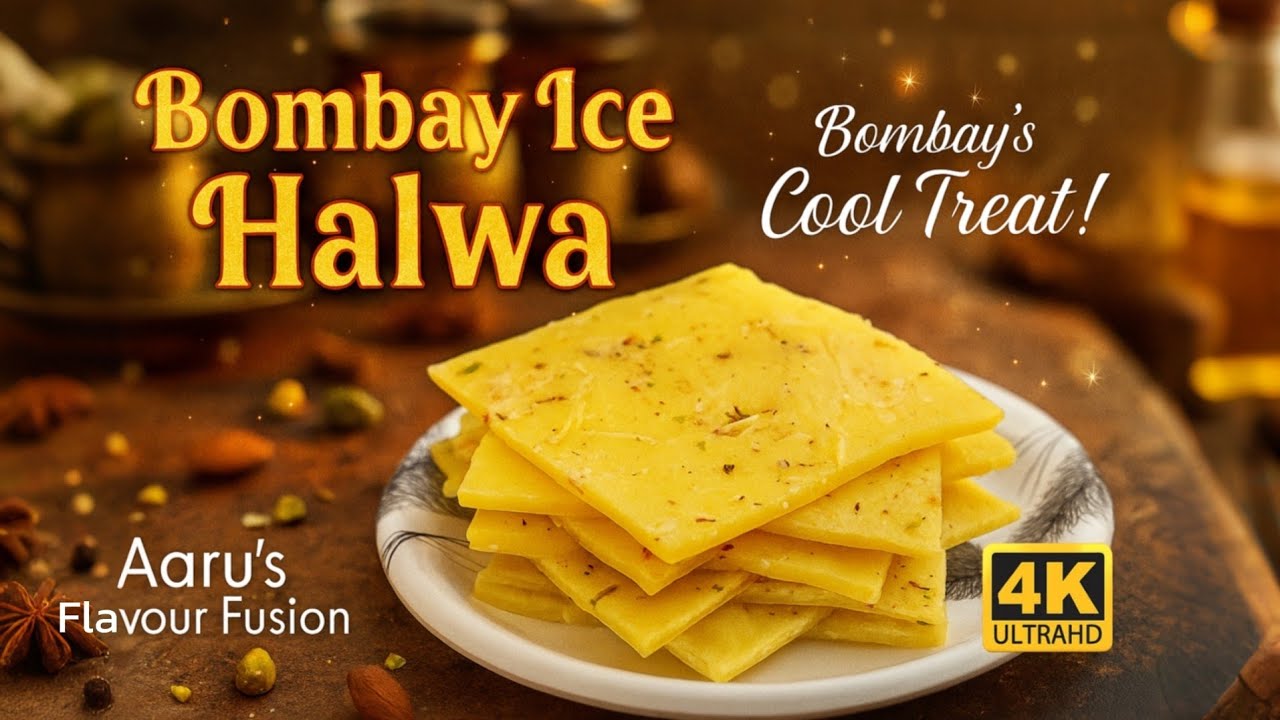 Sirf 4 Ingredients Aur Bombay Ice Halwa Taiyar! #halwarecipe #indianfood