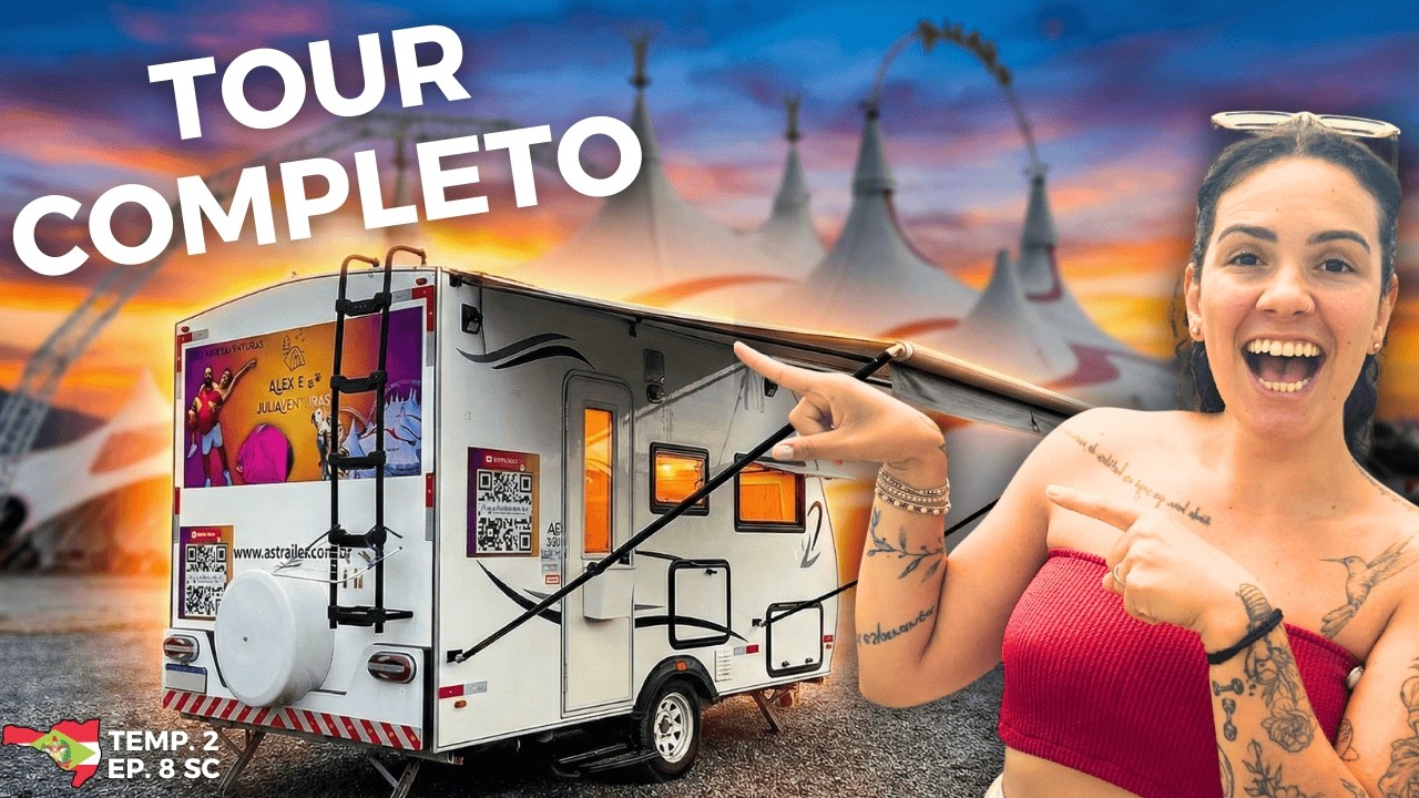 TOUR PELA NOSSA CASA NO CIRCO | ONDE MORAM OS ARTISTAS?