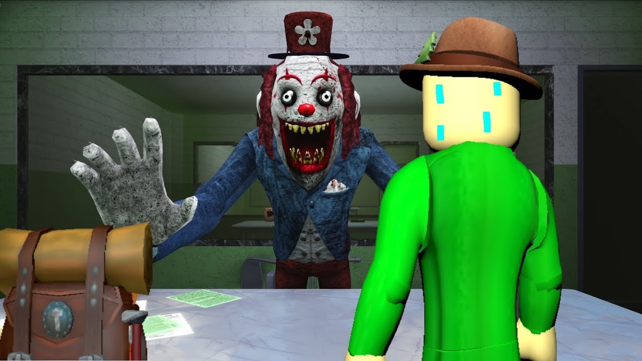 ROBLOX CIRCUS TRIP... Baldi is a Witness of Giggler's Crime?! | Roblox Camping